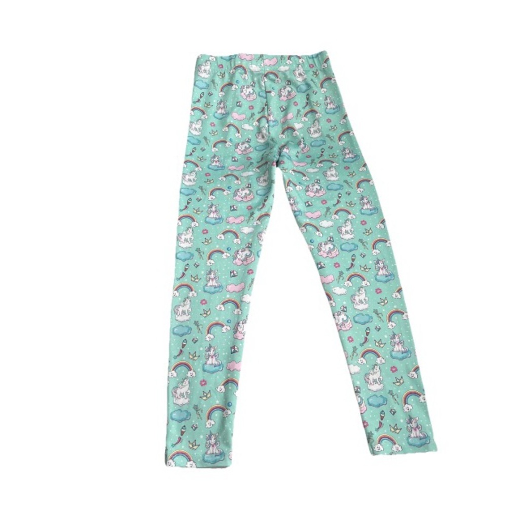 Quedoris Kids Pajamas with Unicorn Print - Green